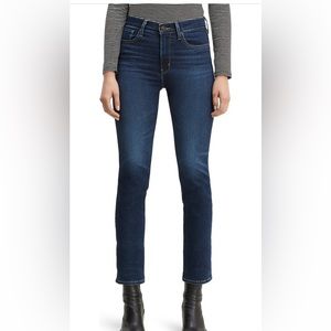 Levi’s 724 High Waist Crop Straight Jeans
